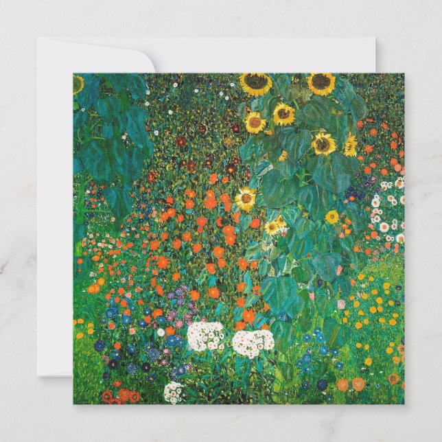 Bauerngarten mit Sonnenblumen av Gustav Klimt 1906 (Framsida)