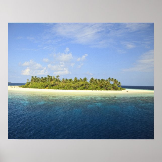 Baughagello Island, Södra Huvadhoo-atollen, 3 Poster (Framsidan)