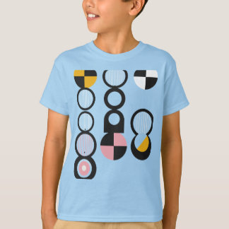 Bauhauhas geometriskt mönster t shirt