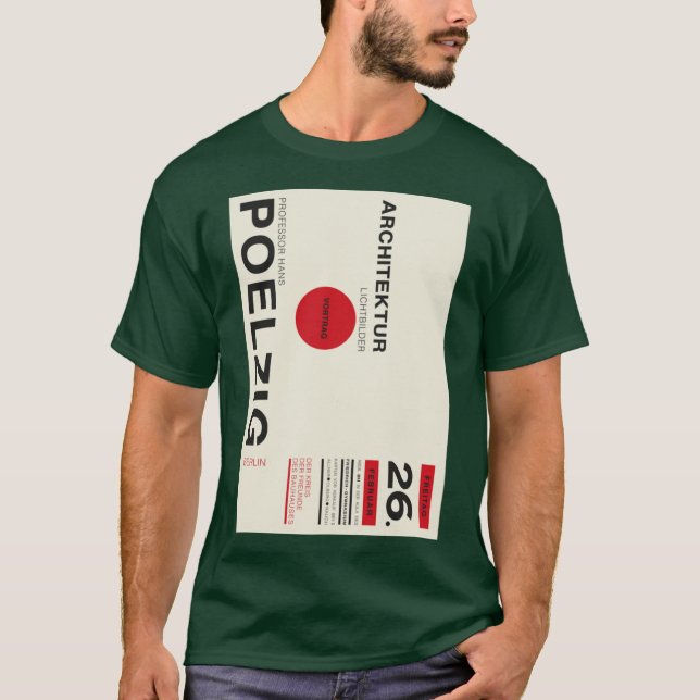 Bauhaus11 T Shirt (Framsida)