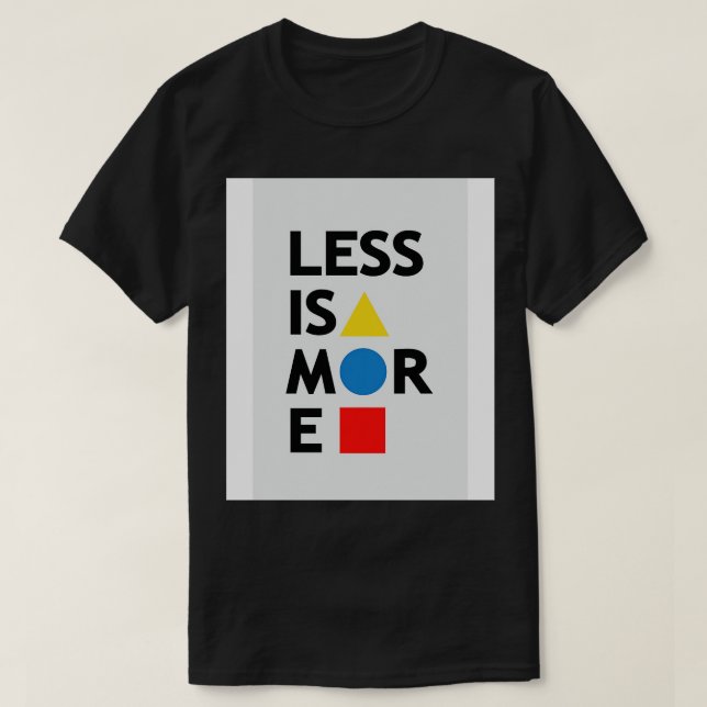 Bauhaus 123 t shirt (Design framsida)