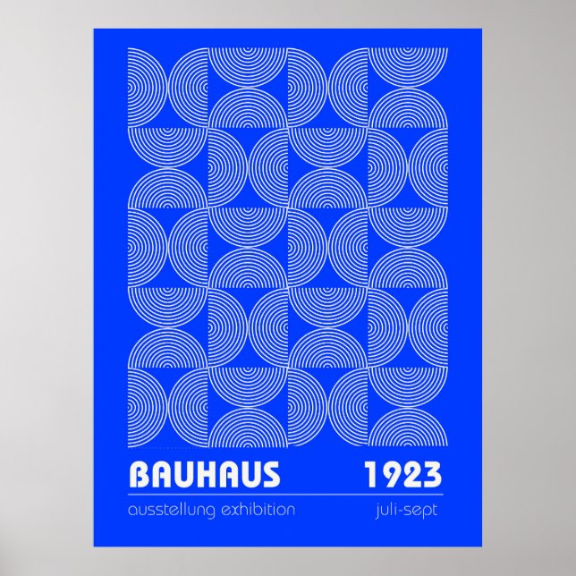 Bauhaus 1923 Abstract Exhibition Poster (Framsidan)