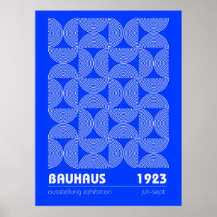 Bauhaus 1923 Abstrakt utställning affisch