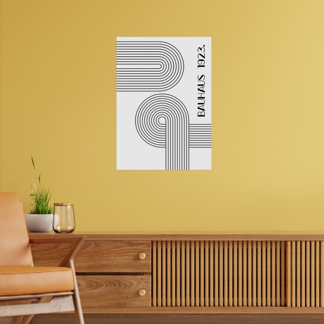 Bauhaus 1923 poster (Vardagsrum 2)
