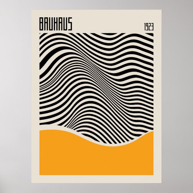 Bauhaus 1923 | Retrodesign | POSTER GULT (Framsidan)