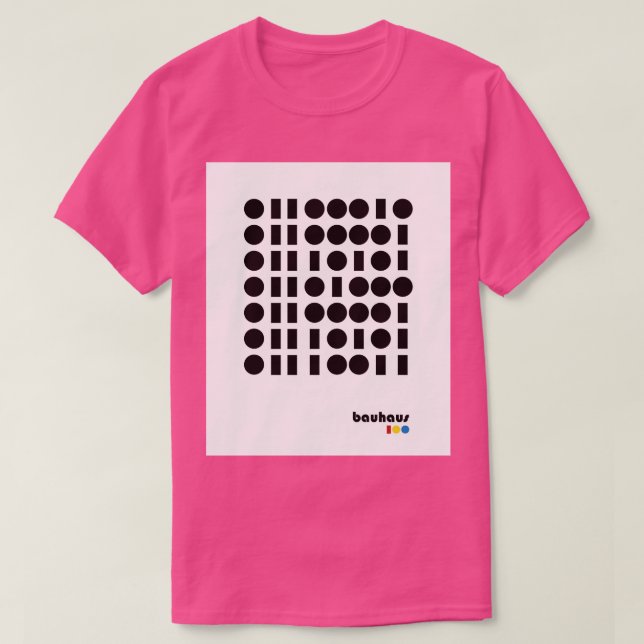 Bauhaus 23 t shirt (Design framsida)