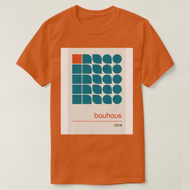 Bauhaus 2 t shirt (Design framsida)