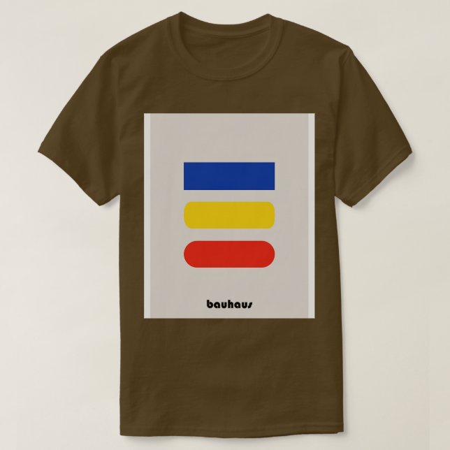 Bauhaus 31 t shirt (Design framsida)