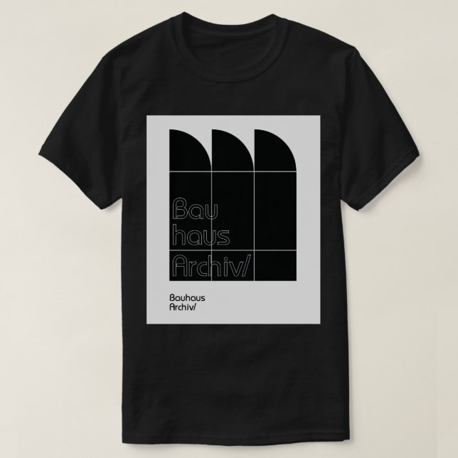 Bauhaus 33 t shirt (Design framsida)
