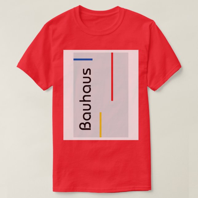 Bauhaus 37 t shirt (Design framsida)