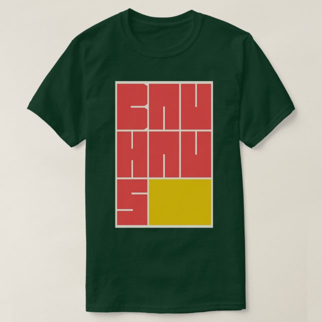 Bauhaus 97 t shirt (Design framsida)