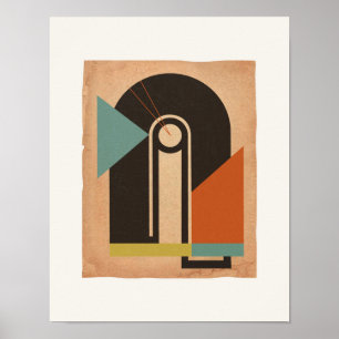 Bauhaus Abstrakt #2 Poster