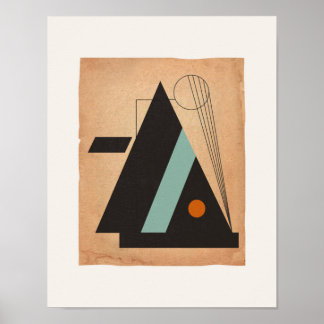 Bauhaus Abstrakt #3 Poster