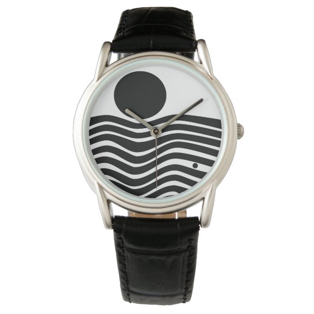 Bauhaus Abstrakt Armbandsur (Framsida)