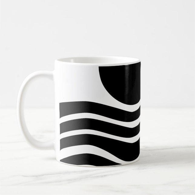 Bauhaus Abstrakt Coffee Mugg (Vänster)