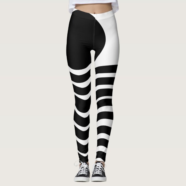 Bauhaus Abstrakt Leggings (Framsida)