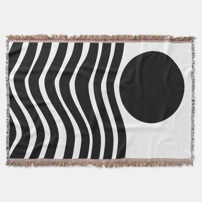 Bauhaus Abstrakt Throw Blanket Filt (Framsidan)