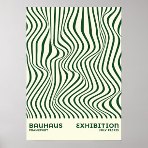 Bauhaus Abstrakt Vägkonst, för heminredning Poster