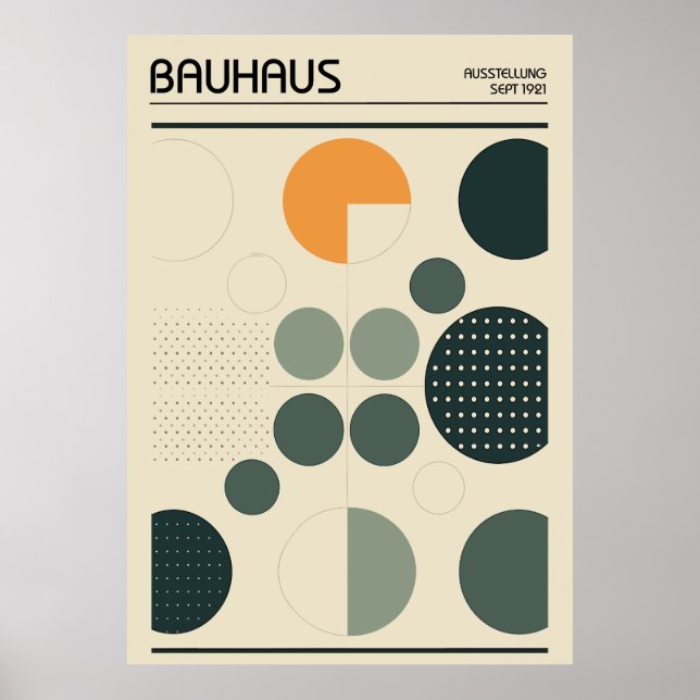 Bauhaus-affisch Poster (Framsidan)