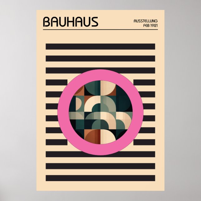 Bauhaus-affisch Poster (Framsidan)