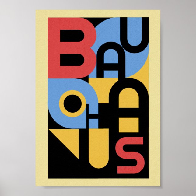 Bauhaus-affisch Poster (Framsidan)