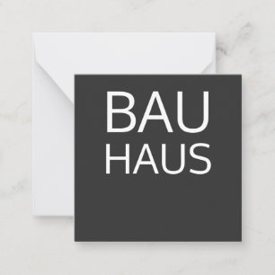 Bauhaus Anteckningskort