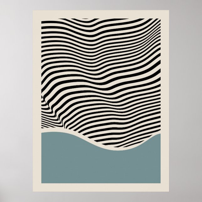 Bauhaus Architecture | Ljusblå Poster (Framsidan)