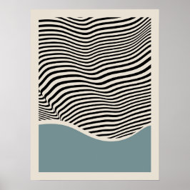 Bauhaus Architecture | Ljusblå Poster