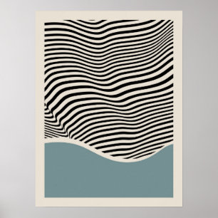 Bauhaus Architecture   Ljusblå Poster