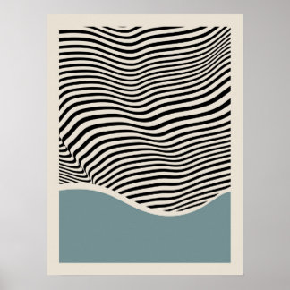 Bauhaus Architecture | Ljusblå Poster