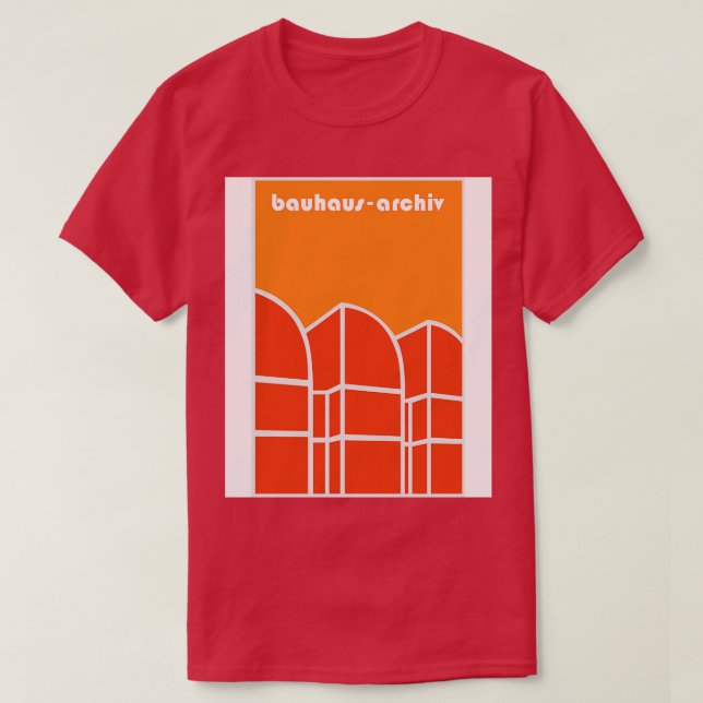 Bauhaus Archiv 1 T Shirt (Design framsida)