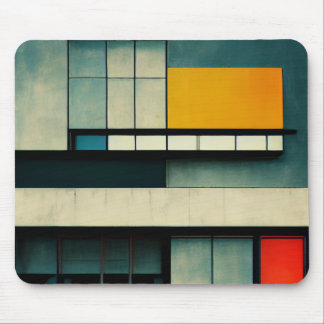 Bauhaus-arkitekturen stil illustrerade musmatta