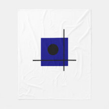 Bauhaus Art Blue Geometric Composition