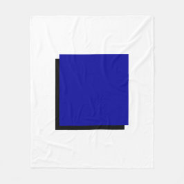 Bauhaus Art Blue Square Fleecefilt