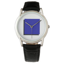 Bauhaus Art Composition Blue Square Armbandsur