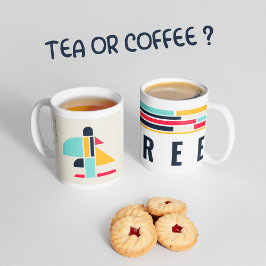 Bauhaus art - Träd Kaffemugg