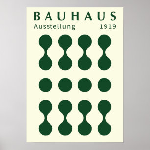 Bauhaus Ausstellung 1919 Formtryck, heminredning Poster