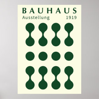 Bauhaus Ausstellung 1919 Formtryck, heminredning Poster