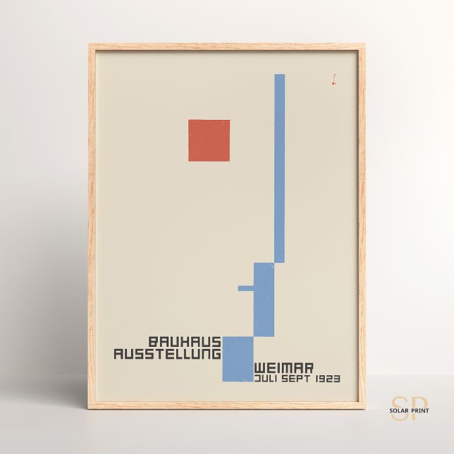 Bauhaus Ausstellung Weimar 1923 Exhibition Affiche Poster (Skapare uppladdad)