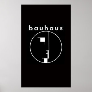 Bauhaus Band Logotyp Poster