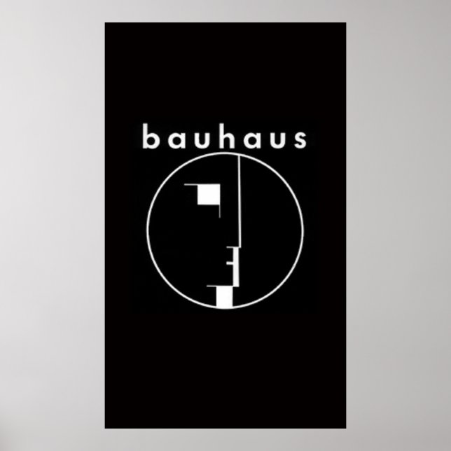 Bauhaus Band Logotyp Poster (Framsidan)