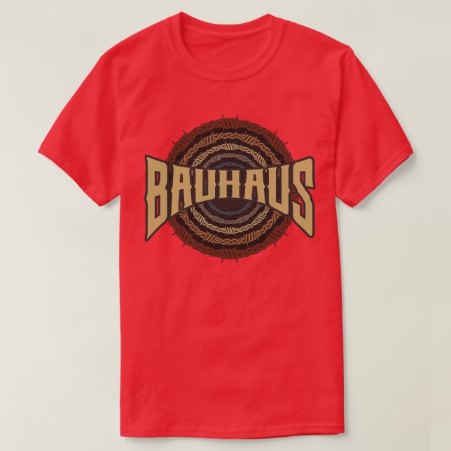 Bauhaus Barbed Wire T Shirt (Design framsida)