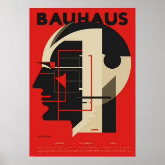 bauhaus, bauhaus design, modern design, geometrisk poster