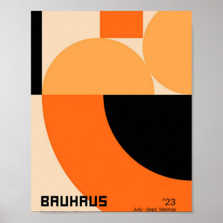 bauhaus, bauhaus design, modern design, geometrisk poster