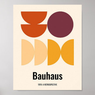 bauhaus, bauhaus design, modern design, geometrisk poster