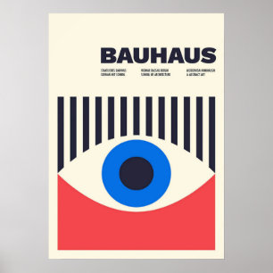 bauhaus, bauhaus design, modern design, geometrisk poster