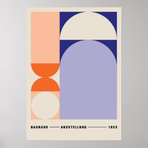 bauhaus, bauhaus design, modern design, geometrisk poster