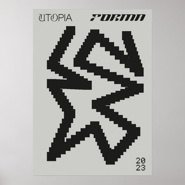 bauhaus, bauhaus design, modern design, geometrisk poster (Framsidan)