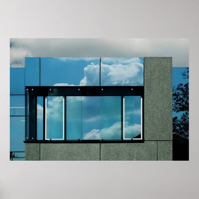 Bauhaus Blue Poster (Framsidan)
