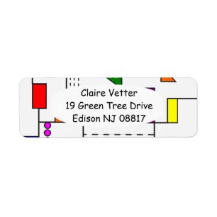 Bauhaus Circuits Returadress Etikett